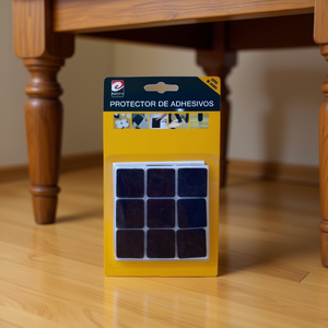 แผ่นรองขาโต๊ะเอ้อาร์พี 9 สแควร์ 25 มม. แผ่นกันรอยแบบมีกาว สีน้ำตาล - Product Image 3