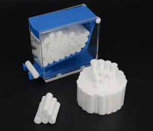Grosir Plastik Tekan Jenis Produk Baru Dental Cotton Roll Dispenser untuk Dokter Gigi Menggunakan