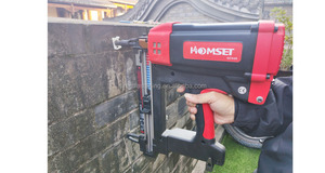 <span class=keywords><strong>Cloueur</strong></span> à <span class=keywords><strong>gaz</strong></span> à courte course <span class=keywords><strong>pour</strong></span> piste de cloisons sèches, fixation électrique entièrement automatique, connecteur métallique, membrane en maille, feuille de mur en béton - Product Image 2