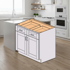 Mobile da Cucina Bianco Stile Shaker Sunique Sydney SW-B36 in MDF, Design Moderno - Product Image 3