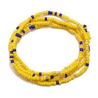 Perles de taille multicolores de style bohème, chaîne de ventre africaine, bijoux de corps pour femmes, accessoire de vacances de plage d'été