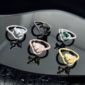Personality Moon Snake Winding <b>Rings</b> for Women Men Gothic Hiphop Adjustable Opening Finger <b>Rings</b> Fashion Jewelry Accessories - Product Image 3