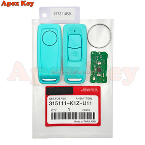 Clé intelligente de remplacement colorée K1Z/K1B en ABS avec 2 boutons pour PCX160 FORZA NSS350 2021-2023, puce ID47 433.92FSK - Product Image 4