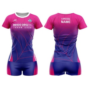 Divise da pallavolo stampate sublimate personalizzate per donne e uomini - Product Image 2
