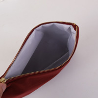 Pochette zippée en toile épaisse, sac de rangement moderne et chic sur mesure pour bijoux, organisateur de rouge à lèvres et de maquillage sur mesure