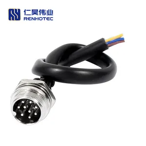 Gx16 Connector Cable Gx16 Connector 10 Pin Male Socket with Cable Assemblies