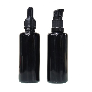Botellas de Vidrio con Gotero para Aceites Esenciales, de 5-100 ml, con Protección UV, Material Negro, Botellas de Perfume de Vidrio con Pulverizador - Product Image 4