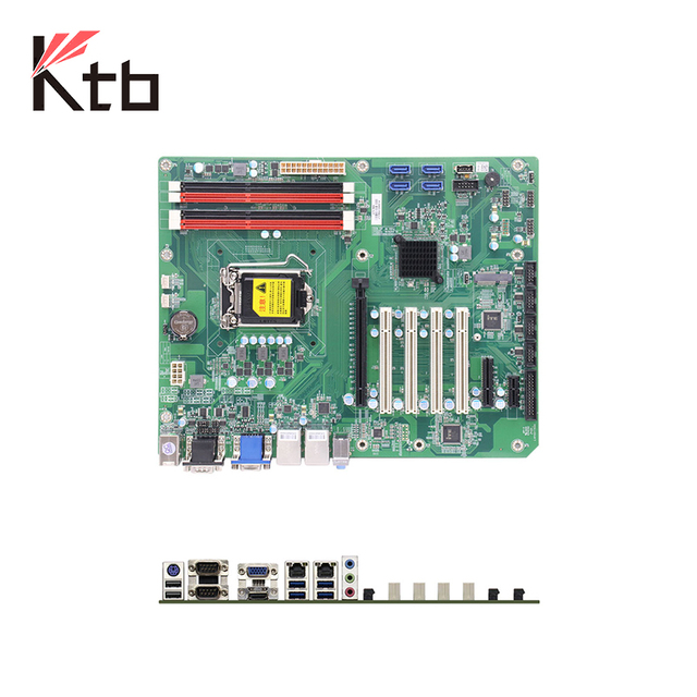 KTB 784G2 ATX Industrial Motherboard VGA SATAIII MSATA 6x COM Ports PCIe Slots Watchdog Industrial Mainboard in Stock