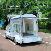 Limousine funéraire de luxe à structure hybride en acier pour 2 personnes, voiture funéraire classique, remorque funéraire populaire de style nigérian pour