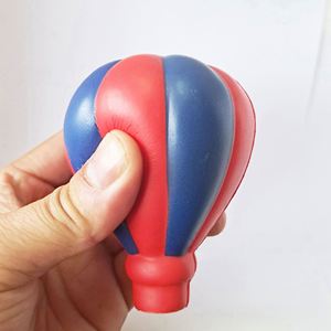 Custom Logo Print Foam Hot Air <b>Balloon</b> Shape Stress Ball Soft Squeezable Personalized Stress Reliever Toys for Promotion - Product Image 4