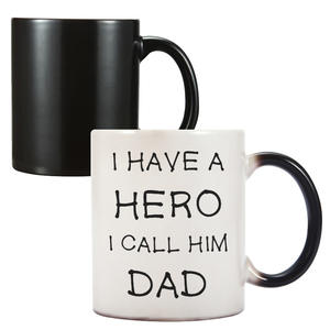 Taza de leche de cerámica, vaso mágico personalizado, taza de café con cambio de Color, regalo promocional - Product Image 1