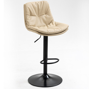 Taburetes <span class=keywords><strong>de</strong></span> barra giratorios <span class=keywords><strong>de</strong></span> cuero PU, modernos, ajustables, <span class=keywords><strong>de</strong></span> alta calidad, 2 uds. - Product Image 5