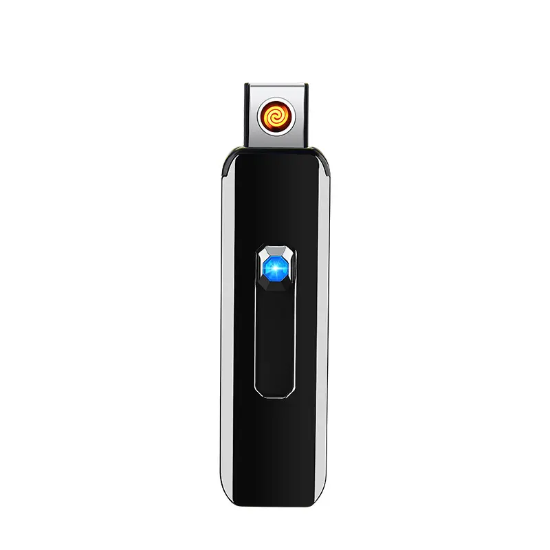USB перезаряжаемая Зажигалка Экологичная ветрозащитная электронная зажигалка