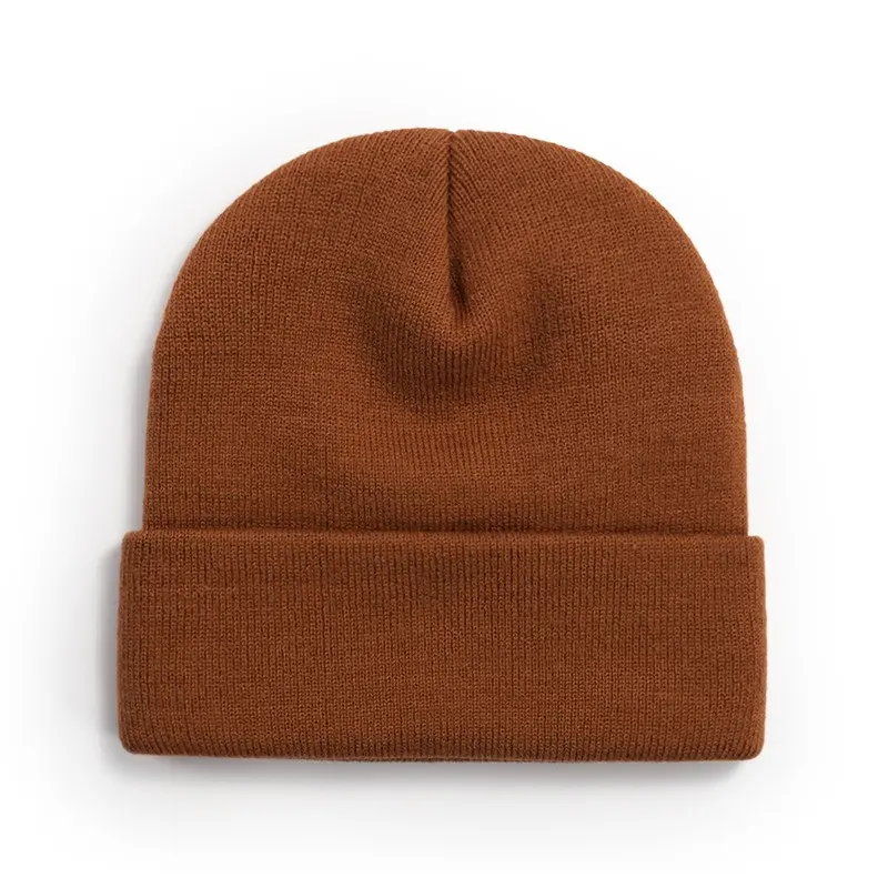 Alta Qualidade Malha Chapéus Acrílico Beanie Inverno Quente Chapéu Outdoor Custom Designer Atacado Acrílico Beanie Hat