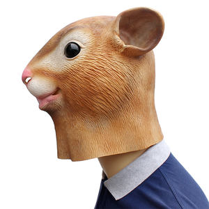 Máscara de Látex Personalizada de <span class=keywords><strong>Ardilla</strong></span>, Unisex, para Cosplay de Película Navideña, Disfraz de Anime Realista y Espeluznante, Accesorio para Fiestas de Animales, Máscara Facial de Terror para Adultos - Product Image 2