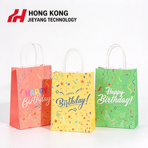 Bolsas de Compras de Cartón Personalizadas al por Mayor con su Propio Logotipo, Bolsas de Papel para Fiestas de Cumpleaños Infantiles - Product Image 1