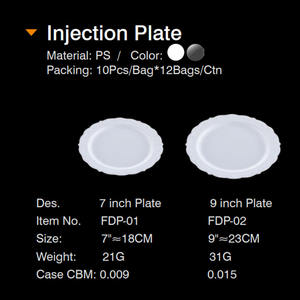 Placas biodegradables de plástico con compartimiento para llevar, placas compactas fuertes, redondas, reciclables, divididas, biodegradables, 100% - Product Image 3