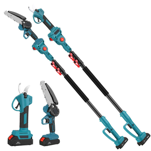 Scie à chaîne <span class=keywords><strong>télescopique</strong></span> <span class=keywords><strong>électrique</strong></span>, mini scie à chaîne à perche, batterie Li-ion 21 volts, scie à chaîne avec perche - Product Image 1