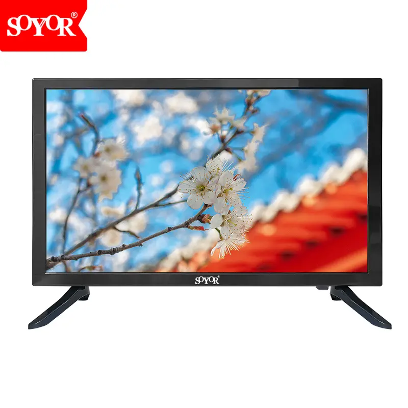 TV LED Pintar 19 22 24 32 Inci Kualitas Tinggi dengan Televisi Wifi Dc12v