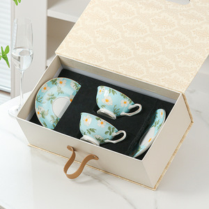 Bone China Afternoon Teapot Coffee Cup Set Practical Housemoving <b>Gift</b> Box <b>Tea</b> Set - Product Image 3