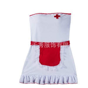 Lencería linda y femenina, disfraces de sirvienta, ropa profesional para mujer, vestidos de enfermera para juegos de rol dulces y seductores. - Product Image 1