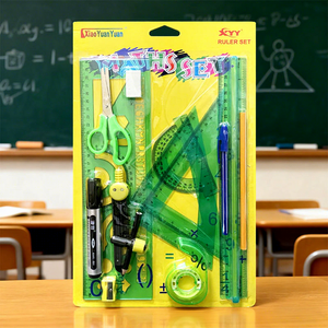 Set di Strumenti per Disegno Tecnico all'Ingrosso per Studenti delle Scuole <span class=keywords><strong>Medie</strong></span>, Righello di Misurazione, Set di Cancelleria - Product Image 1
