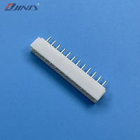 Conector de placa PCB JINDA 5264-12A de 2.5mm, 12 pines, 3A de corriente nominal, cabezal de aguja recta, montaje en placa de latón con orificio pasante