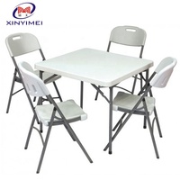Table et chaise pliante en plastique, mobilier d'extérieur léger de haute qualité pour événements, livraison gratuite