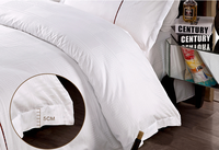 Ensemble de literie de chambre à coucher 100% coton, drap de lit de couleur blanche, taille unique en percale