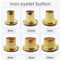 Cross-border Supply Iron High-leg Jewelry Clasps 410 mm for Leather Goods Belt Bag Hole Fasteners with Extended-length