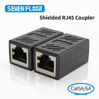 Adaptateur Réseau Femelle-Femelle Cat5e Cat6 8P8C, Coupleur en Ligne pour Câble Ethernet RJ45