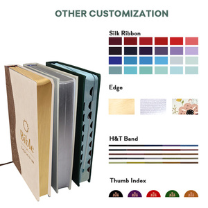 <span class=keywords><strong>Bible</strong></span> française <span class=keywords><strong>Louis</strong></span> Second en cuir PU rigide avec onglets, dorure à chaud, personnalisée, couleur intégrale, haute qualité, version NIV anglaise - Product Image 4
