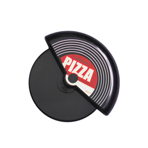 Coupe-pizza en vinyle avec design de disque vinyle pour une découpe facile - Product Image 1