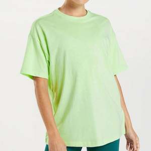 Camisetas Deportivas Ecológicas de Jersey Sólido de Manga Corta y Corte Regular para Mujer, Tops de Entrenamiento con Cuello Redondo, Ropa Deportiva Activa para Gimnasio y Fitness - Product Image 1