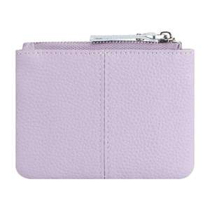 Porte-monnaie en cuir véritable pour femme - Petit portefeuille anti-RFID avec fermeture éclair pour usage quotidien RB3200 - Product Image 5