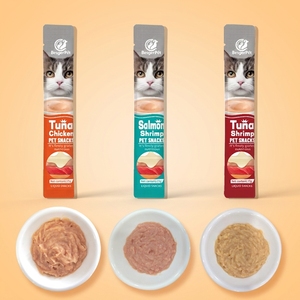 Fournisseur de produits végétaux 15g OEM ODM Bâtonnets de thon naturel en gros pour chats, friandises, aliments humides pour animaux de compagnie - Product Image 4