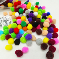 Elsas vente en gros 500 pièces pompons colorés enfants bricolage artisanat et arts cadeau décoration de fête pompons boules