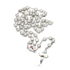 Collier Chapelet en Argent 925 avec Perles Coquillage, Bijou Unisexe pour Cérémonie Religieuse, Origine Yiwu - Product Image 4