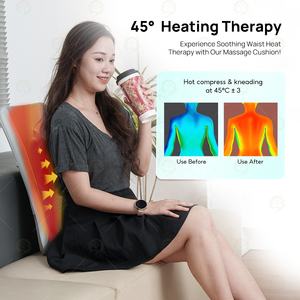 Masajeador de espalda completo recargable para caminar, rodillo de amasado 4D, asiento Lumbar de calefacción, cojín de masaje ultrafino - Product Image 5
