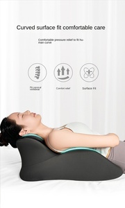 Coussin de lit tricoté en mousse à mémoire de forme amélioré pour couple, soulagement du stress, anti-ronflement, lecture, soulagement des douleurs lombaires - Product Image 6