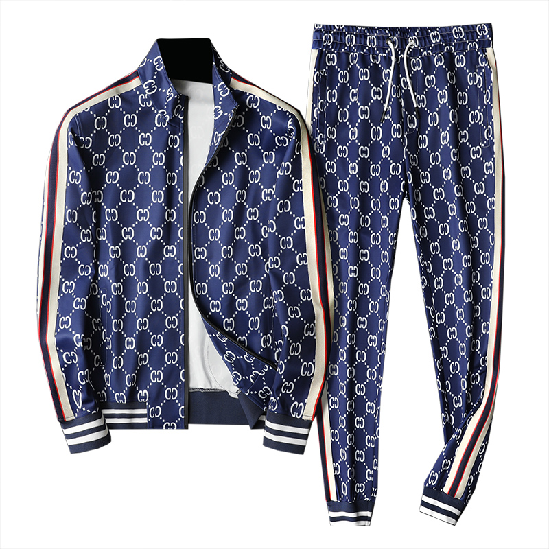 Спортивная одежда, спортивный костюм для мужчин, осенний костюм на шнуровке, мужские повседневные костюмы из двух предметов в стиле хип-хоп, классические костюмы в стиле ретро с цветным принтом