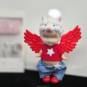 Cool Girl Outfit for Sonny Angel New Outfit Decoration and <b>Display</b> Doll Clothes Top & Pants with Wings set Wholesales - Product Image 6