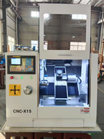 CNC X15 3 4 axes ≤ 0.02mm précision de répétition 10 magasin d'outils Mini fraiseuse CNC