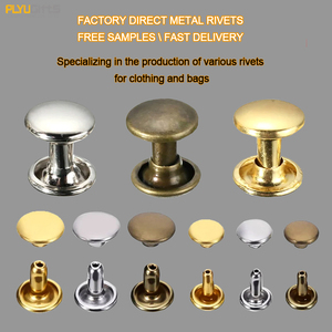 Vêtements personnalisés à double extrémité Rivets en cuir à double tête <span class=keywords><strong>Couture</strong></span> Metal Remache Cobbler Laiton Acier pour vêtements - Product Image 4