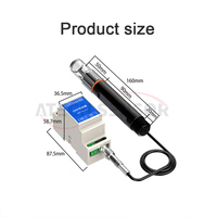 Sensor pengukur oksigen terlarut, kualitas air, multi-parameter, kelas industri, pengukur oksigen terlarut, sensor ORP