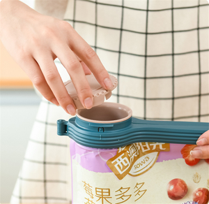 Venta al por mayor: Clip sellador de alimentos reutilizable C44 para conservar la frescura, herramientas de cocina, boquilla de descarga de gran calibre, a prueba de humedad - Product Image 2