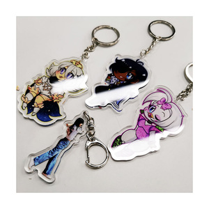 Porte-clés en plastique acrylique avec breloque mignonne Porte-clés <span class=keywords><strong>de</strong></span> style anime imprimé UV Matériaux en verre en alliage <span class=keywords><strong>de</strong></span> zinc Échantillons gratuits Pas <span class=keywords><strong>de</strong></span> frais <span class=keywords><strong>de</strong></span> moule Pas <span class=keywords><strong>de</strong></span> quantité minimale <span class=keywords><strong>de</strong></span> commande - Product Image 1