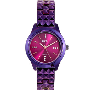 Montre élégante et de grande valeur pour femmes avec bracelet en acier, cadran orné de strass et mouvement à quartz étanche - Product Image 5