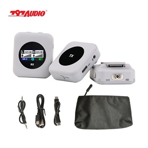 797Audio AWCR01 Recargable 2,4G Micrófono de transmisión inalámbrico Lavalier Micrófono de plástico omnidireccional para cantar por teléfono - Product Image 5