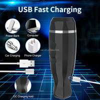 SacKnove Pulse Electric Aircraft Cup Masturbation maschine Automatische 5-Frequenz-Vibration Teleskop männlicher Mastur bator für den Menschen